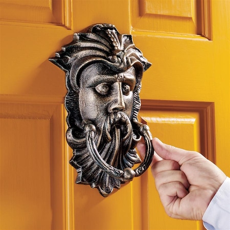 Design Toscano Sutherland House Greenman Authentic Foundry Iron Door Knocker SP13088